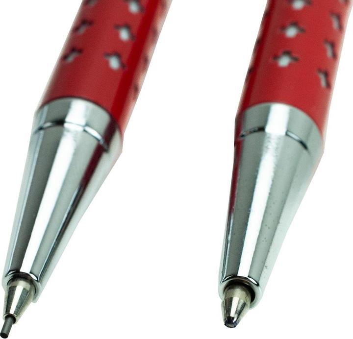 Produktbild Casativo Schreibset Kugelschreiber und Druckminenbleistift aus Metall in Box (Schweizer Design, Weiss, 1 x)