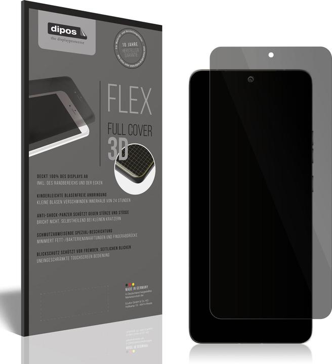 Produktbild Dipos Privacy Sichtschutzfolie Full Cover (1 Stück, Motorola Edge 50 Pro)