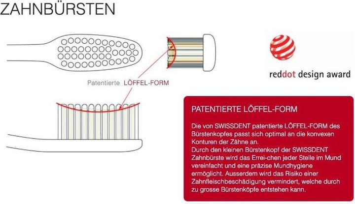 Produktbild Swissdent PROFI Gentle Zahnbürste Extra-Soft Weiss (1 Stk) (Extra weich, 1 x)
