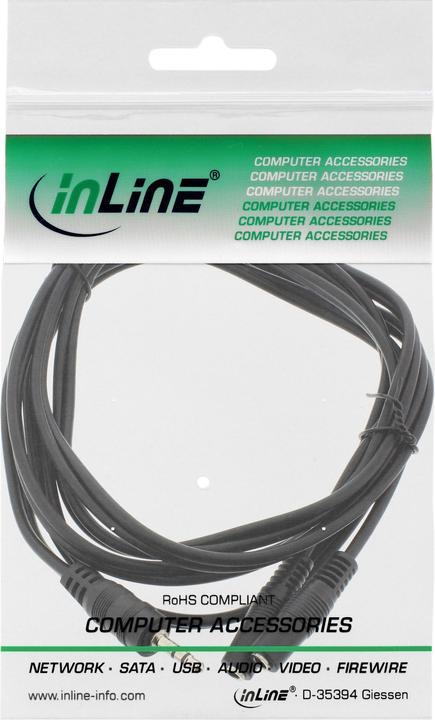 Immagine prodotto InLine Spina a Y con cavo a 3,5 jack (0.20 m, Connettore da 3,5 mm (AUX))
