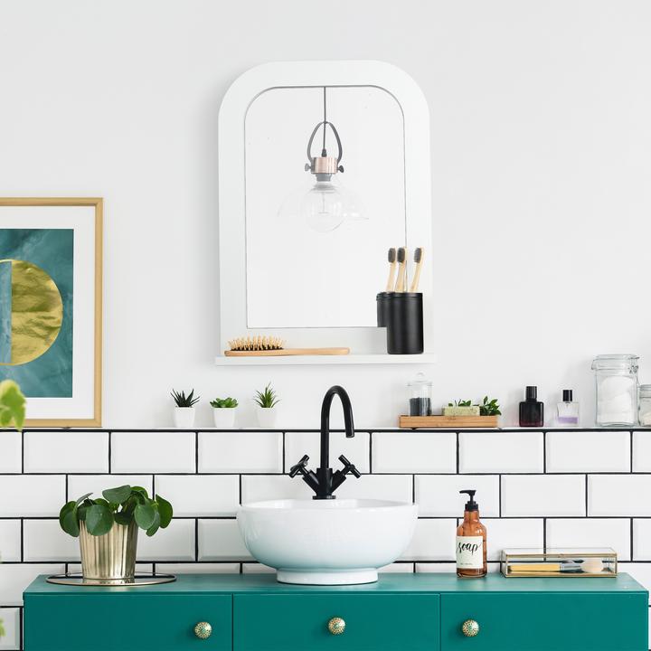 Immagine prodotto Relaxdays Specchio bagno (38 x 54 cm)