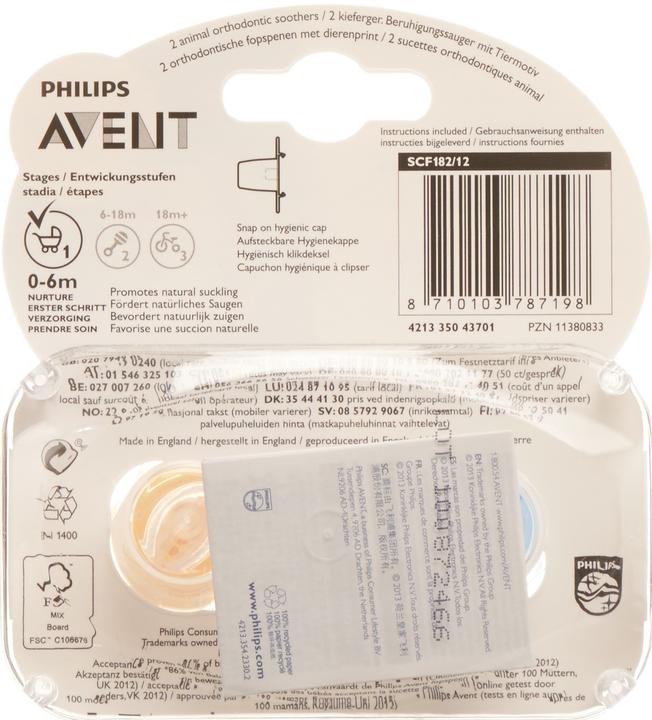 Produktbild Philips Avent Tierchen (2 x, bis 6 Monate)