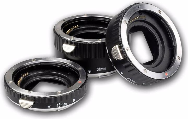 Actual product image Meike Extension Tube Set AF (Macro intermediate ring, Canon EF-S, Canon EF)