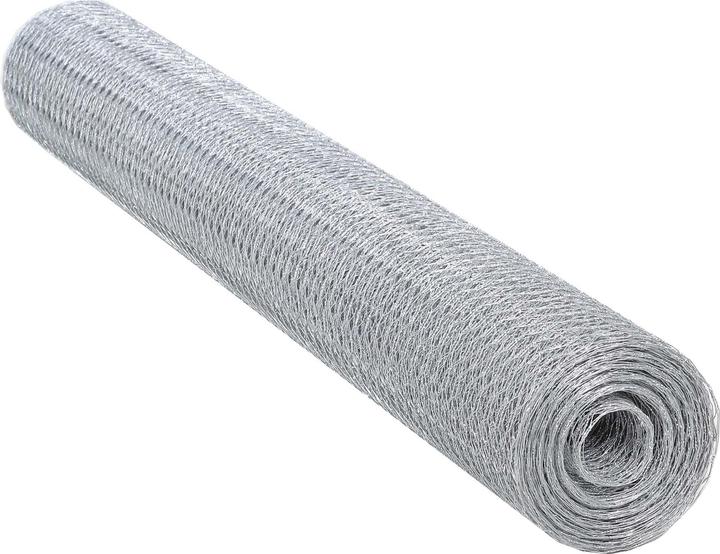 Produktbild Wiltec Volierendraht 5x0,5m Hasendraht 25mm Maschenweite Sechseckgeflecht Zaun (5 m)