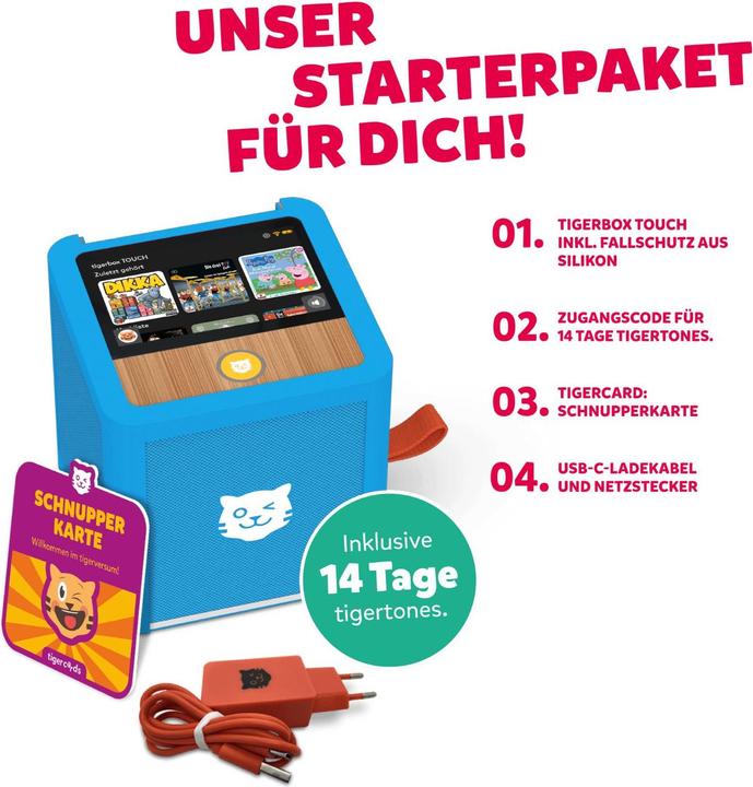 Image du produit Tigermedia tigerbox TOUCH PLUS (bleu) - Edition suisse (Allemand)