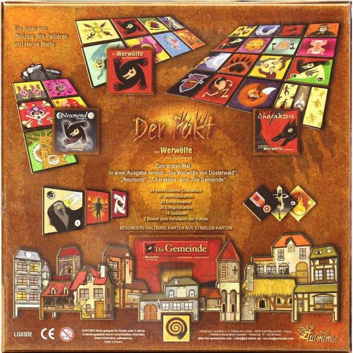 Actual product image Asmodée The Werewolves Von Düsterwald: The Pact (German)
