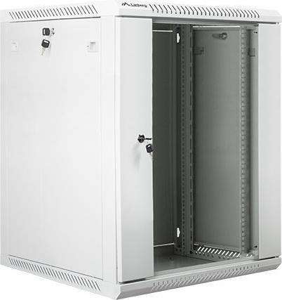 Produktbild Lanberg Wand- Rack 19 " 15U 600x600mm grau (15 HE, 19 Zoll Rack)