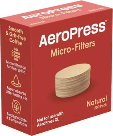 Produktbild Aeropress Papier-Mikrofilter 200 Stück Standard, Natur