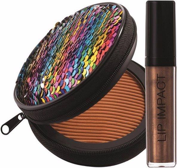 Nouba Sunlike Set N.2 Millerighe Maxi Bronzer + Lip Impact 35 (Lipgloss Reflecta Texture) + Pouch