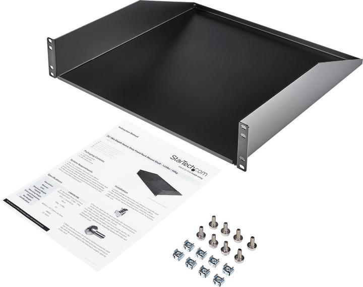 Produktbild StarTech 2u Fixed Rack Mount Shelf