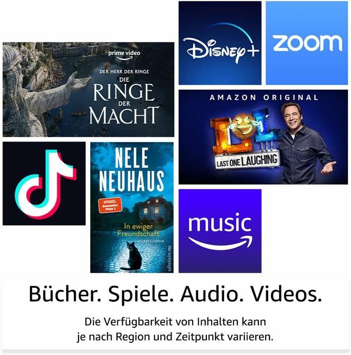 Productafbeelding Amazon Fire HD 8 Tablet (2022) WiFi 32GB met advertenties zwart B09BG4CM4W (8", 32 GB, Zwart)