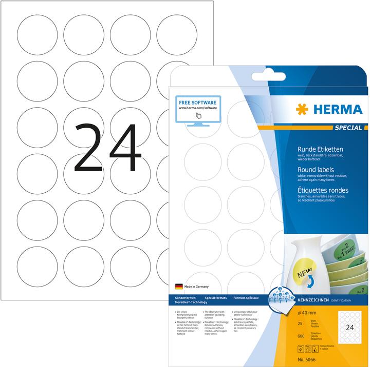 HERMA Ablösbare Etiketten A4