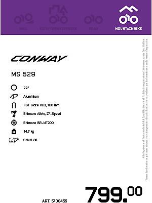 Produktbild Conway MS 529 29 Herren Mountainbike 2021