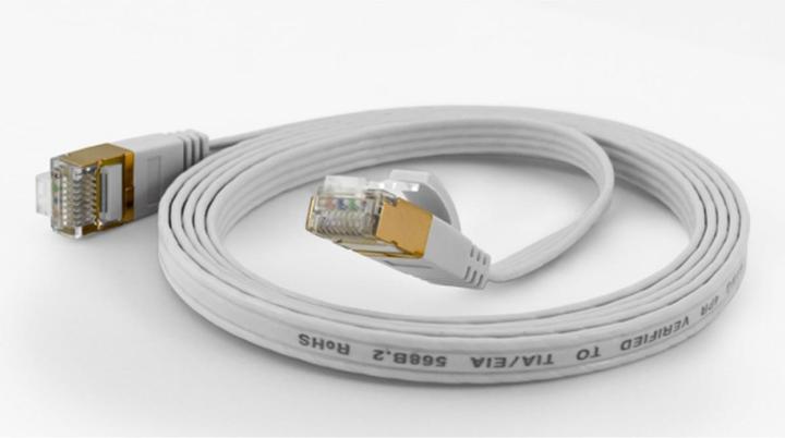 Actual product image Wantec Flat CAT6A FTP patch cable (F/UTP, CAT6a, 0.25 m)