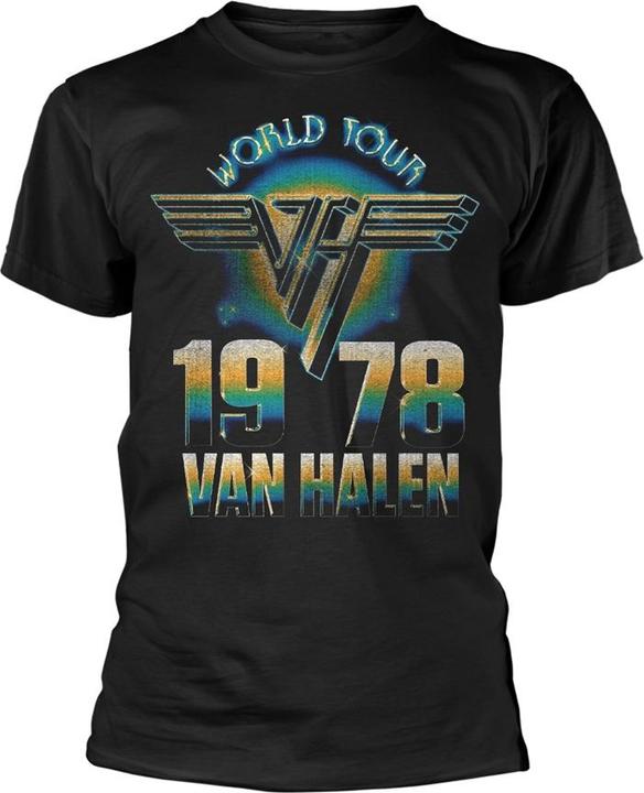 Produktbild Van Halen Unisex Adult World Tour '78 T-Shirt (4XL) (Black) (4XL)