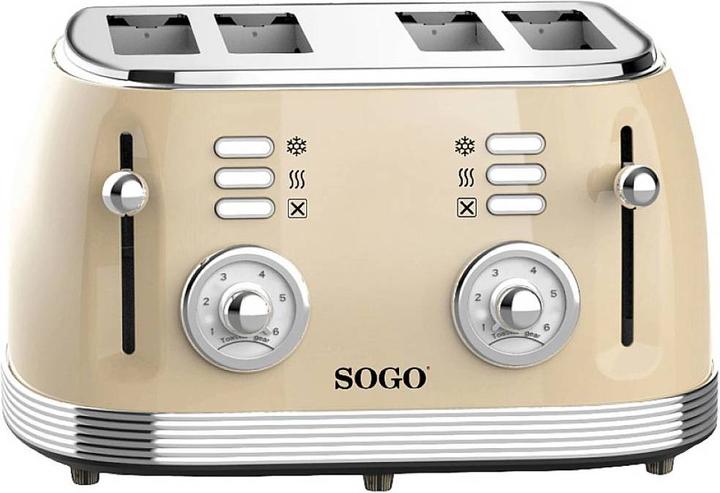 Image du produit Sogo Grille-pain 4 disques Eternal Retro