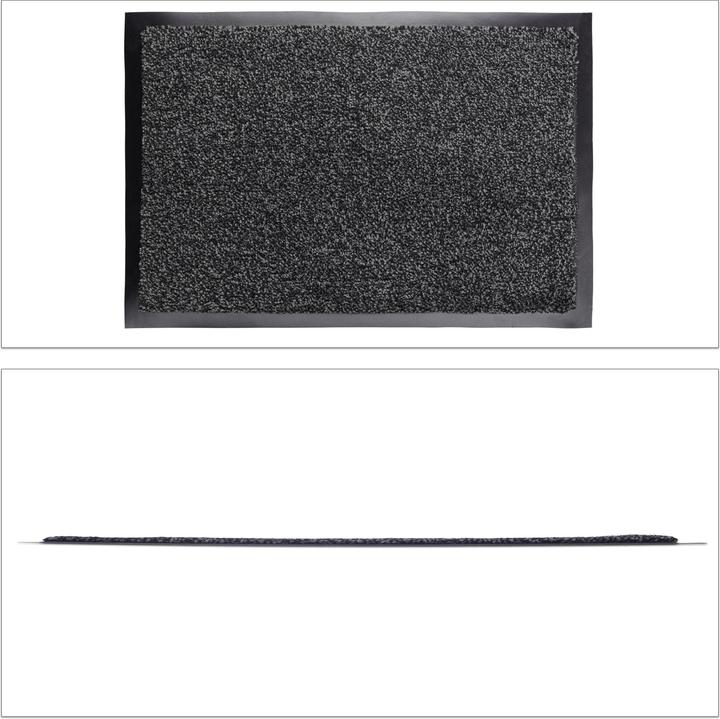 Image du produit Relaxdays Paillasson chiné tapis entrée (60 x 40 x 0.7 cm)