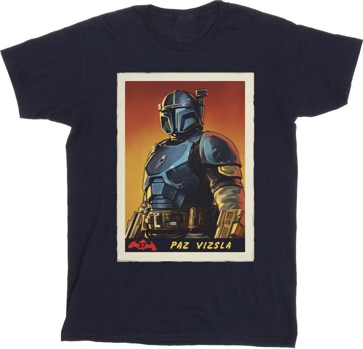 Star Wars The Mandalorian Paz Vizla Card TShirt Jungen