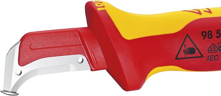 Actual product image Knipex Stripping Knives with guide shoe 98 55 SB (3.80 cm)