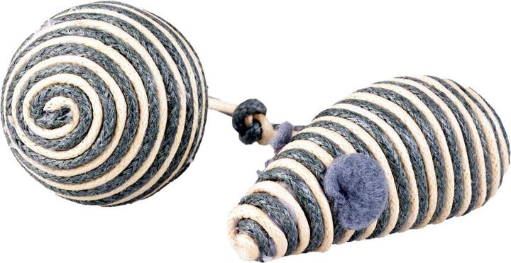 EBI Duvo+ Rope Mouse + Ball 2 pcs.