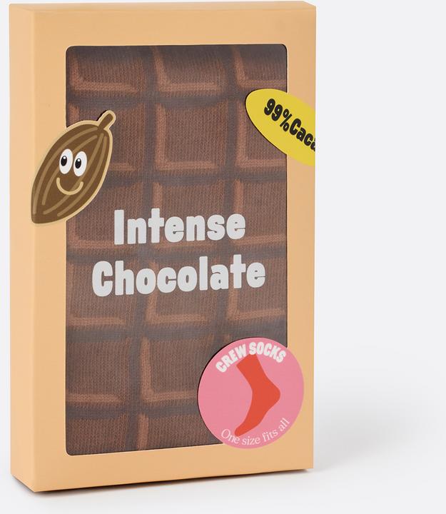 Actual product image Eat My Socks Socks, Intense Chocolate, Dark (One size)