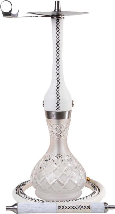 Produktbild Amy Deluxe Amir's Indi V2.0 Leder / Edelstahl Weiss - Diamond Cut Clear (83 cm)