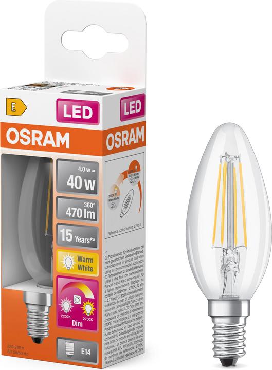 Produktbild Osram Led Superstar Classic B Glow (E14, 40 W, 470 lm, 1 x, E)