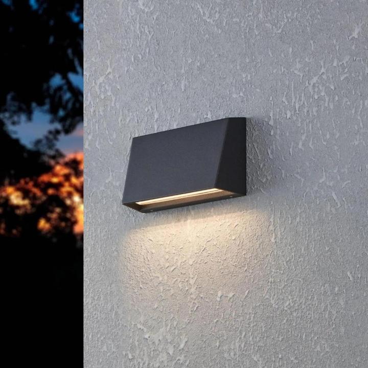 Image du produit EGLO 900887 SPONGANO Luminaire extérieur mural/de plafond à LED 9,5W Noir Couleur de lumière contrôlable (1100 lm, IP65)
