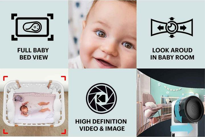 Image du produit Kodak Cherish C525P Smart Baby Monitor (Vidéo et audio)