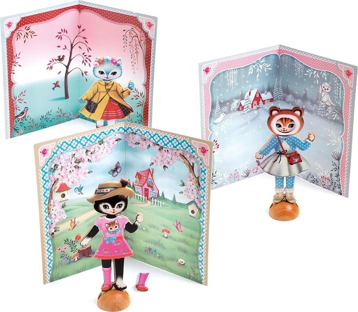 Produktbild Djeco Klebeset Kleiner Kleiderschrank