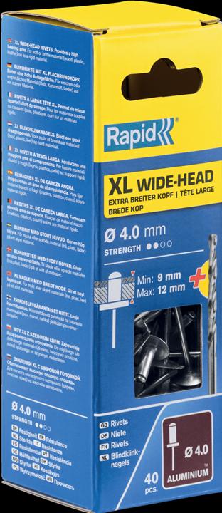 Actual product image Rapid XL blind rivet Ø 4.0 x 16 mm