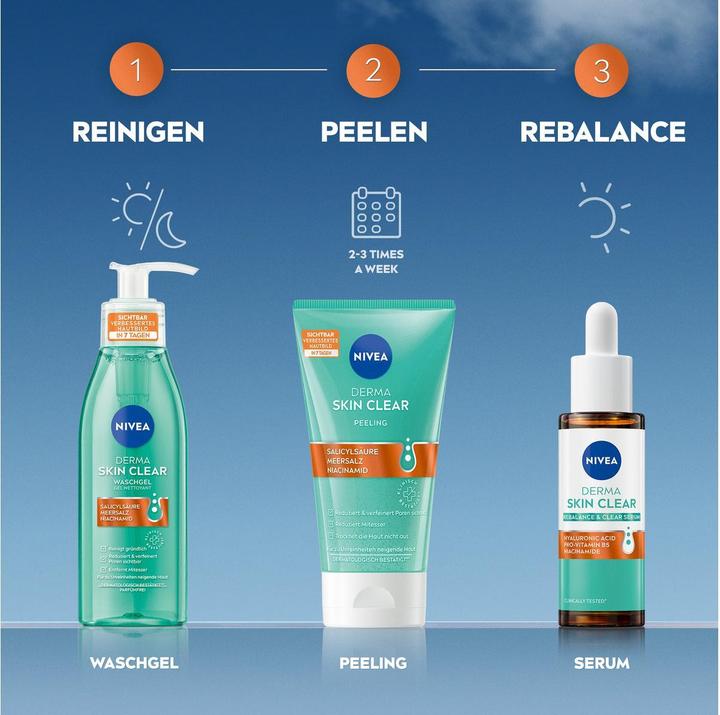 Actual product image NIVEA Derma Skin Clear (Gel, 150 ml)