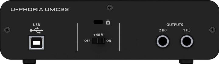 Immagine prodotto Behringer U-Phoria UMC22 (USB)