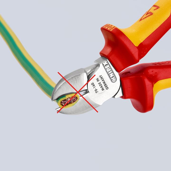 Produktbild Knipex Seitenschneider 70 06 160 SB (160 mm)