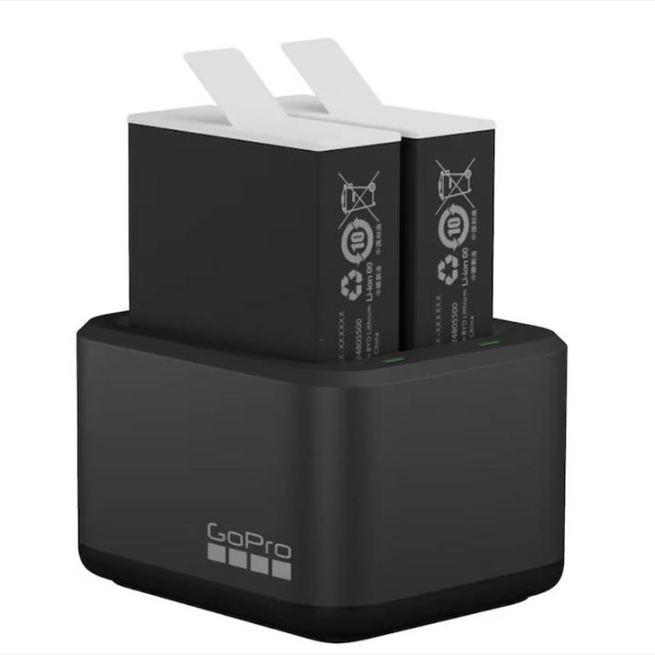 Produktbild GoPro Dual Battery Charger + Enduro Batteries (Hero 12 Black, Hero 11 Black, Hero 10 Black, Hero 9 Black)