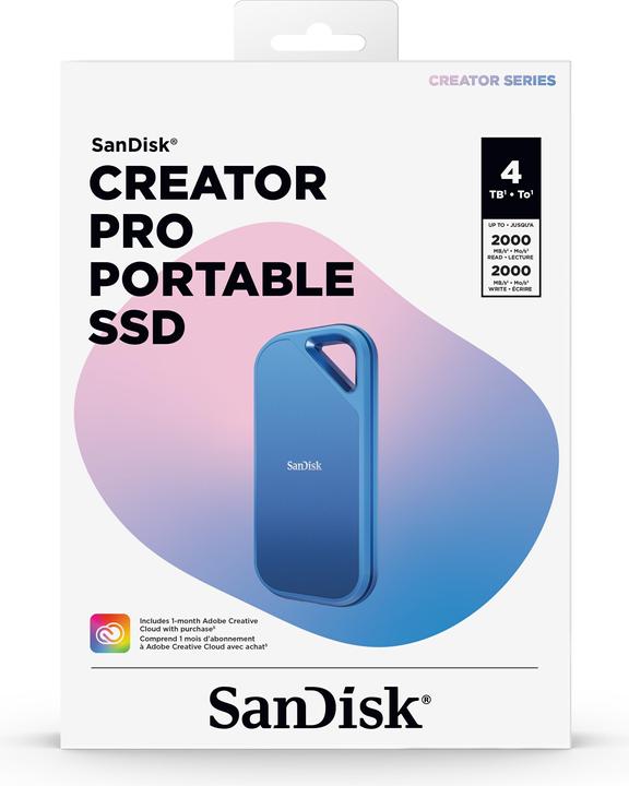 Actual product image SanDisk Creator Extreme PRO Portable (4000 GB)