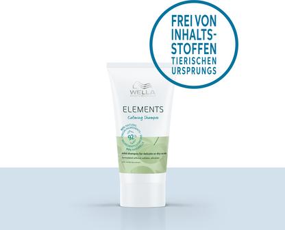 Actual product image Wella Elements Calming Shampoo (30 ml, Liquid shampoo)