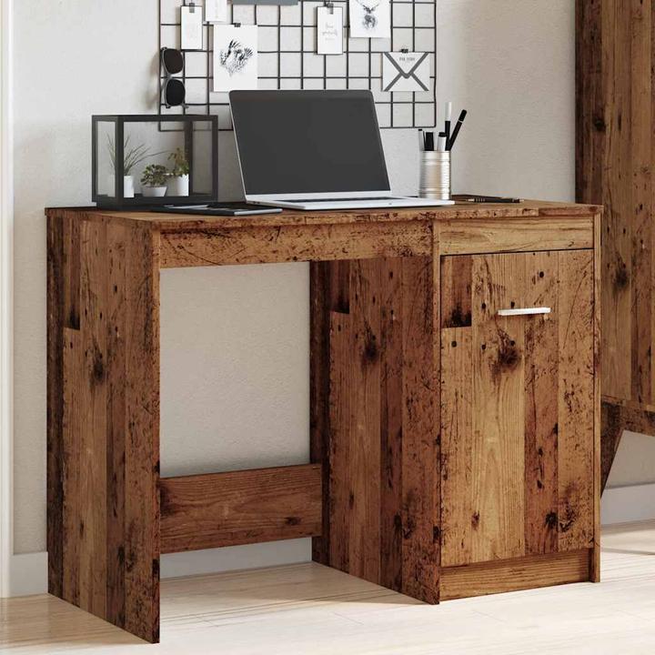 Produktbild VidaXL Schreibtisch Bürotisch Computertisch Arbeitstisch Tisch Altholz-Optik (100 x 50 x 76 cm)