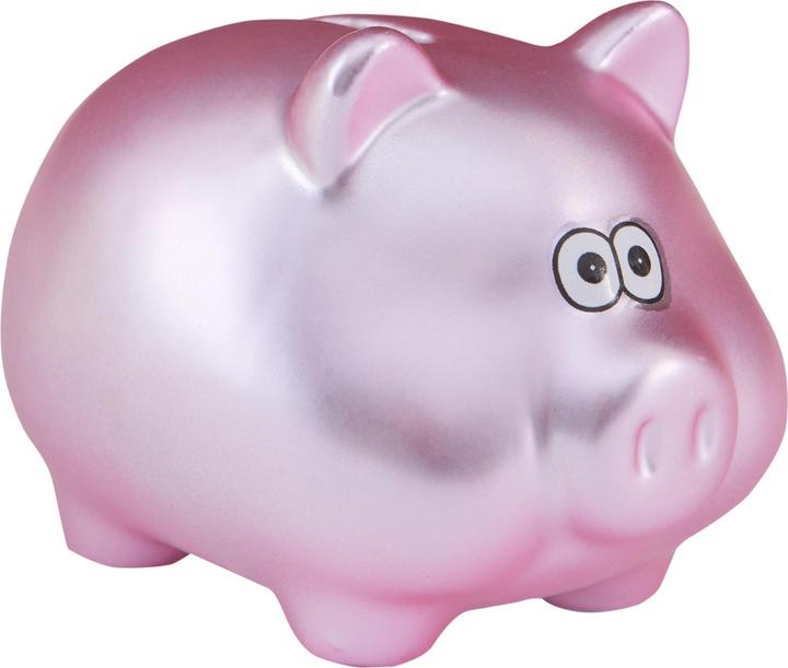 Produktbild Idena Spardose Schwein pink metallic 7x7x8cm (7 x 7 x 8 cm)