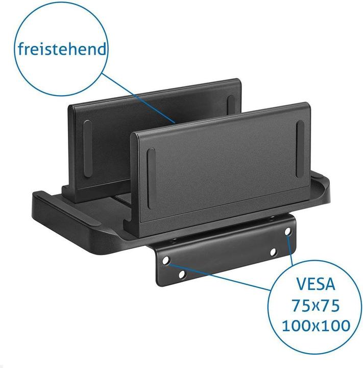 Produktbild TecLines TPH003B Thin Client / Mini PC Halterung für VESA, schwarz