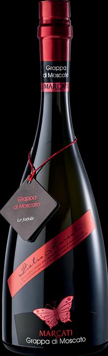 Produktbild Marcati Grappa di Moscato "Farfalle" 700ml - 40%vol.