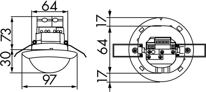Produktbild BEG PD4-M-1C-DE Präsenzmelder PD4 (8 m)