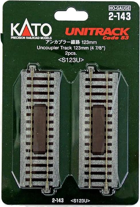 Produktbild Kato H0 2er-Set Entkupplungsgleis 123 mm (Spur H0)