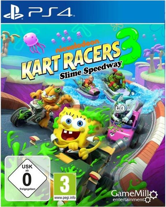 Actual product image GameMill Entertainment Nickelodeon Kart Racers 3: Slime Speedway (PS4, DE)