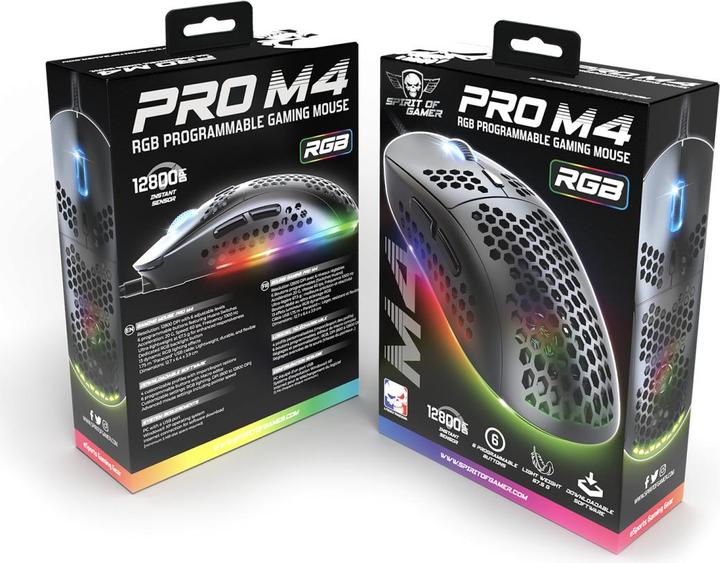 Produktbild Spirit Of Gamer PRO-M4 DARK (Kabelgebunden)