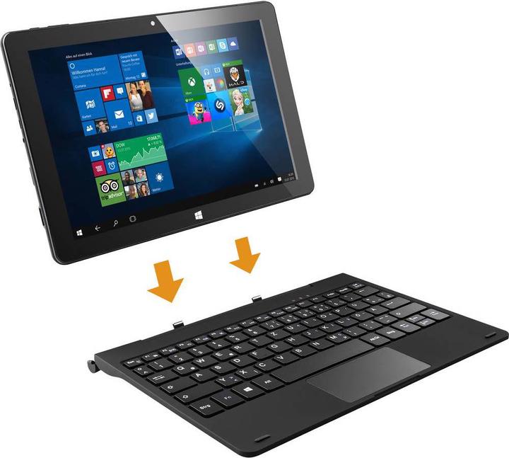 Produktbild CSL Panther Tab HD (nur WLAN, 10.10", 256 GB, Black)