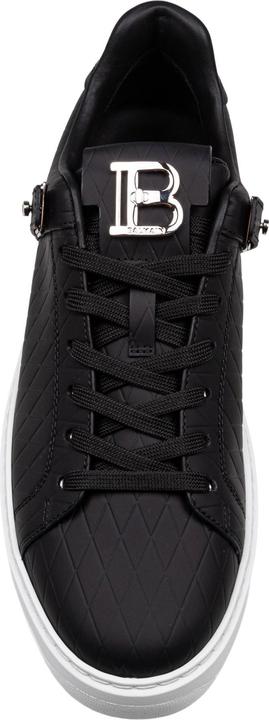 Actual product image Balmain b-court sneakers in black leather (43)