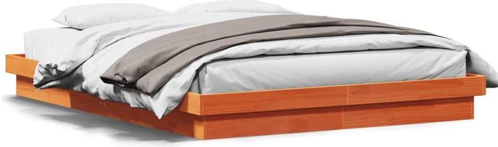 Produktbild VidaXL Bett mit LED-Beleuchtung Kiefer (150 x 200 cm)