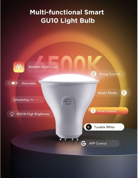 Produktbild Govee Bulb (GU10, 4.80 W, 400 lm, 2 x, F)