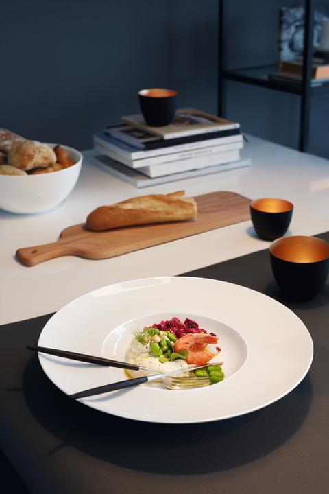 Image du produit ASA Selection à table Assiette à risotto/gourmet avec drapeau 23cm (1 x, 23 cm)